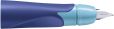 Linkshänder-Griffstück für ergonomischen Schulfüller mit Anfänger-Feder A - STABILO EASYbirdy in mitternachtsblau/azur
