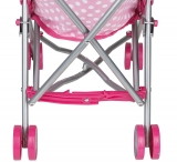 Idena Puppenbuggy pink
