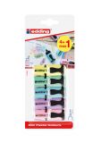 Textmarker 7 mini Blister BTS (4+1) pastell, 1-3 mm, sortierte Blisterkarte