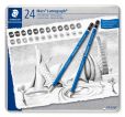 STAEDTLER Bleistift Mars Lumograph, 24er Metalletui