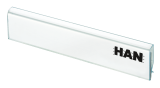 HAN Beschriftungsclip, transparent mit Beschriftungsbogen