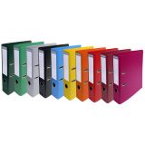 Exacompta 53074E Ordner (PVC, 2 Ringe, Rücken 70 mm, DIN A4) 10 Stück Farbkombination
