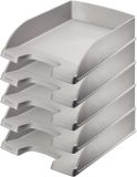Briefkorb A4 Standard Plus silber 52270084 5er Pack