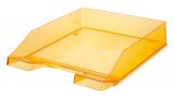 HAN Briefablage Klassik transparent-orange 6 Stück, transparente und stapelbare Ablage im frischem Design bis Format A4/C4, transparent-orange, 1026-X-28