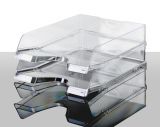 Briefablage VIVA, DIN A4/C4, mit Clip, hochglänzend 5er Pack Farbe: glasklar