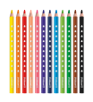 Pelikan Buntstifte SILVERINO, dreieckig, dick, 12 Farben