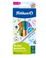 Pelikan Buntstifte Set Bicolor, 12 Stifte mit 24 Farben