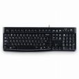 3er Pack Logitech K120 Kabelgebundene Business Tastatur für Windows und Linux, USB-Anschluss, Leises Tippen, Robust, Spritzwassergeschützt, Tastaturaufsteller, Deutsches QWERTZ-Layout-schwarz