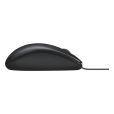 Logitech M100 - Maus - rechts- und linkshändig - optisch - 3 Tasten - kabelgebunden - USB - grau/schwarz