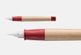 Lamy Füllfederhalter ABC Modell 10, Farbe rot, Feder A (Anfänger), Mit Beschriftungsfeld