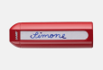 Lamy Füllfederhalter ABC Modell 10, Farbe rot, Feder LH (Linkshänder), Mit Beschriftungsfeld