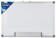 Idena 568019 – Whiteboard mit Aluminiumrahmen und Stiftablage, ca. 60 x 40 cm groß, zur Wandmontage geeignet, ideal für das Büro und zu Hause