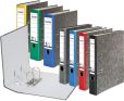Original Falken 20er Pack Recycling-Ordner Wolkenmarmor blau