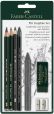 Faber-Castell 110095 - Farbstifte Polychromos 36er Metalletui und Pitt Graphite Zeichenset