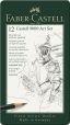 Faber-Castell Bleistift Castell 9000 12er Art Set | inkl. Anspitzer + Knetradierer