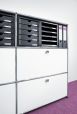 HAN Schubladenbox SYSTEMBOX – attraktives Design für Unterlagen bis DIN C4, mit 5 geschlossenen Schubladen, schwarz, 1450-13
