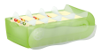 HAN Lernkartei CROCO – genial einfach Vokabeln lernen dank 5-Fächer-Lernsystem, DIN A8 Karteikasten, transluzent-grün, 998-603