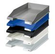 HAN 1027 Briefablage KLASSIK, DIN A4/C4, stapelbar, stabil, modern (lichtgrau / 100er Pack)