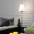Moderne Terrassenleuchte Lucca weiß, 1300 mm Höhe, Groß