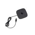 Konstsmide Tischleuchte Capri schwarz Indoor/Outdoor USB/Akku 7814-750, 10 x 10 x 36 cm