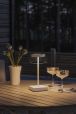 Konstsmide 7816-250 Scilla weiss LED-Außentischlampe 2.5 W Warmweiß Weiß