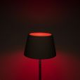 LED Akku Stehleuchte Pomezia RGBW in Schwarz 5W 600lm IP54