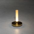 LED Akku Tischleuchte Biarritz in Gold 2,5W 54lm IP54