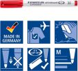 STAEDTLER Jahresplaner Lumocolor Set 2024 (Wandkalender Trocken abwischbar, Sonderedition), 641 JPAMZW