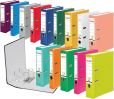 Original Falken 10er Pack PP-Color Kunststoff-Ordner. Made in Germany. 8 cm breit DIN A4 weiß Vegan Ringordner Aktenordner Briefordner Büroordner Plastikordner Schlitzordner