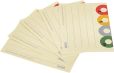 HAN linierte Karteikarten für Kroko-Karteikartenhalter, gelb, 500er-Pack, A8, 190 g/m