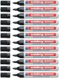 Edding 3000 Permanentmarker 12er-Pack Schwarz