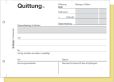 Herlitz Quittungsblock 402, selbstdurchschreibend, A6 quer, 2 x 40 Blatt (5 Stück)