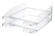 HAN 1026-X-23, Briefablage KLASSIK, 12 Stück, Modern, Schick, Transparent und Hochglänzend, transparent-glasklar
