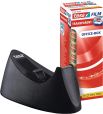 tesa Easy Cut Tischabroller CURVE - rutschfest, einfache Handhabung, sauberer Schnitt - mit 8 Rollen tesafilm transparent 33m:19mm