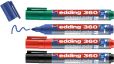 edding 360 Whiteboardmarker - bunte Farben - 4 Whiteboard Stifte - Rundspitze 1,5-3 mm - Boardmarker abwischbar - für Whiteboard, Flipchart, Magnettafel, Memoboard - Sketchnotes - nachfüllbar