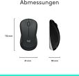 Logitech MK540 Advanced Kabellose Tastatur und Maus Combo für Windows, 2,4 GHz Unifying USB-Empfänger, Sondertasten, 3 Jahre Batterielaufzeit, Für PC, Laptop, QWERTZ-Layout - Schwarz