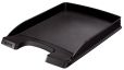 Leitz 5237 Briefkorb Flach Plus - A4, extra flach, Polystrol, schwarz