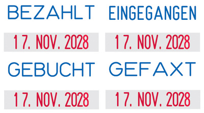 trodat Ersatzstempelkissen 6/4850, rot, Doppelpack