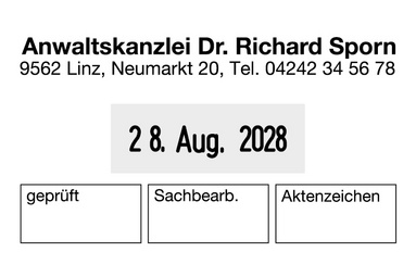 trodat Ersatzstempelkissen 6/56, rot, Doppelpack