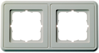 Telegärtner AMJ- Unterputzrahmen 2-fach, 151x80mm, alpinweiß