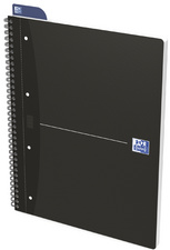 Oxford Collegeblock KarLi Smart Black, DIN A4+, schwarz