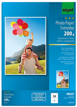 sigel InkJet-Everyday-Foto-Papier, DIN A4, hochglänzend