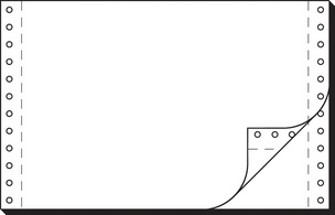sigel DIN-Computerpapier endlos, 240 mm x 6 (15,24 cm)