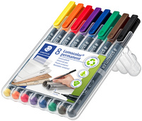 STAEDTLER Lumocolor Permanent-Marker 318F, 8er Etui