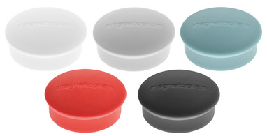 magnetoplan Discofix Rundmagnet mini, grau