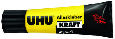 UHU Alleskleber Kraft FLEX + CLEAN, transparent, 18 g