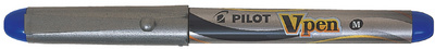 PILOT Einweg-Füllhalter V-Pen Silver, rot