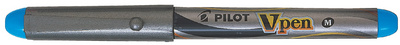 PILOT Einweg-Füllhalter V-Pen Silver, rot