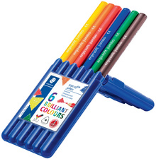 STAEDTLER Dreikant-Buntstift ergosoft jumbo, 6er Etui