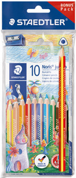 STAEDTLER Dreikant-Buntstift Noris jumbo Bonuspack